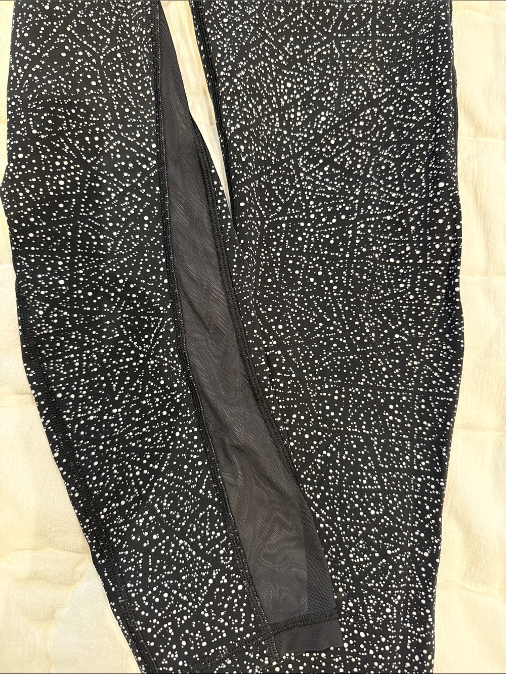 lululemon athletica Black Leggings with white dot print - Picture 2 of 5